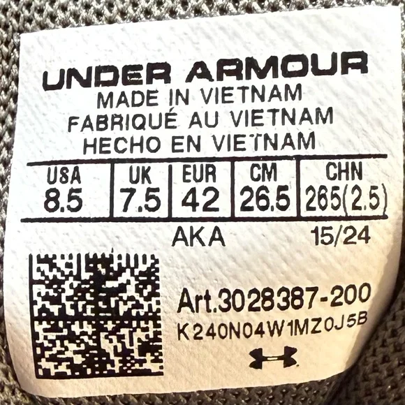 Under Armour Jogger Athletic Shoes Men’s Size 8.5 Women’s Size 10 - Picture 8 of 8